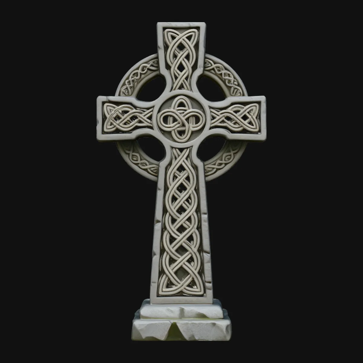 Celtic Cross Statue Design 2