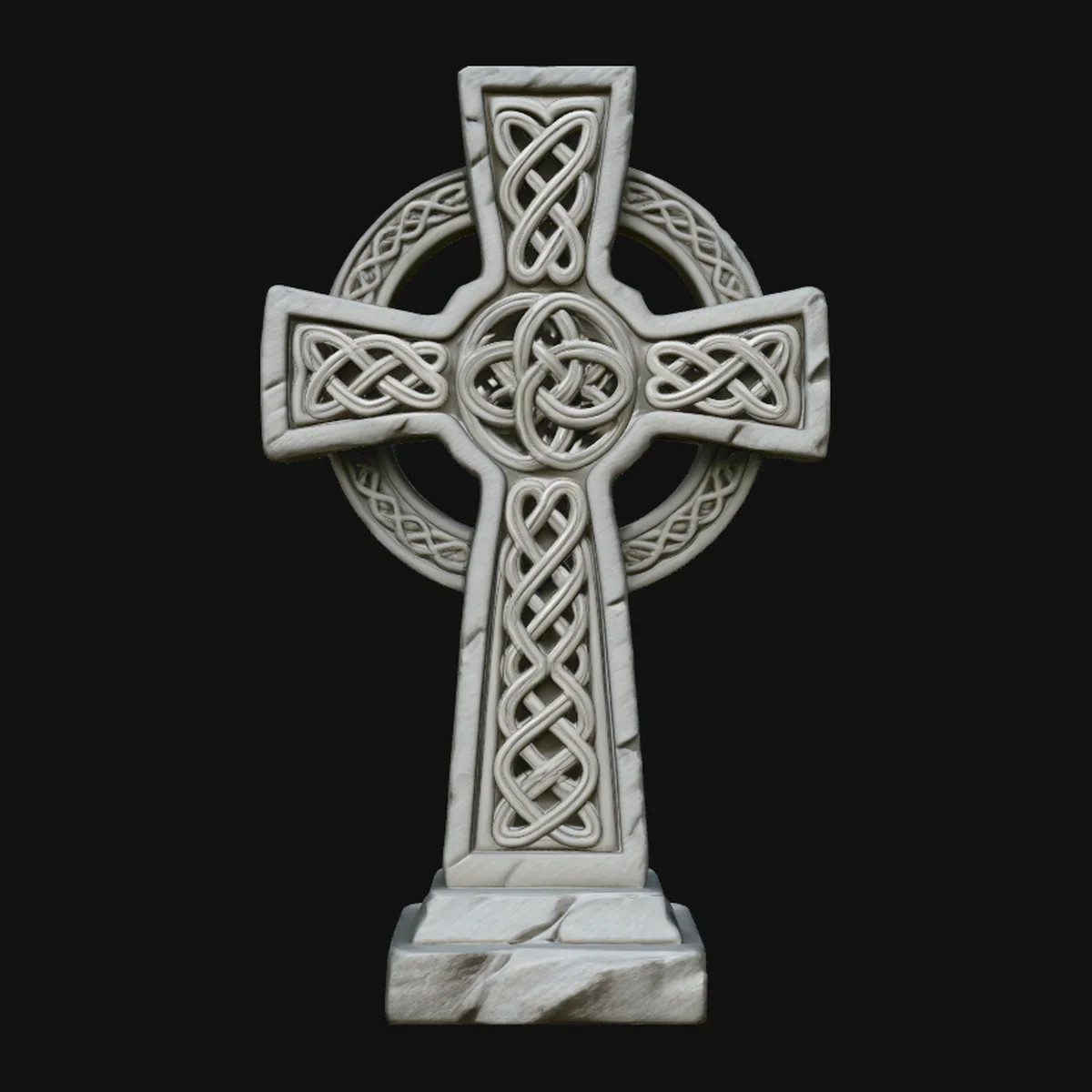 Celtic Cross Statue Design 4
