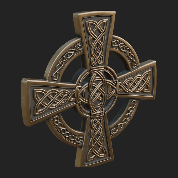 Celtic Cross Wall Plaque Design 4
