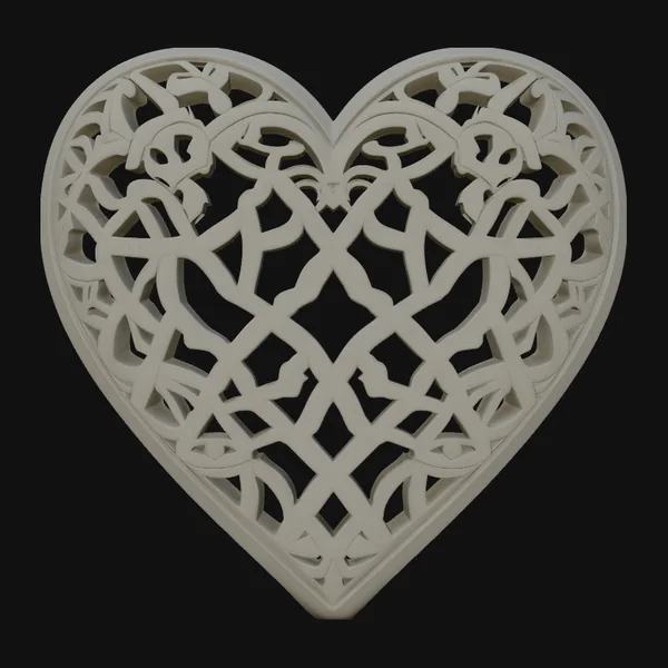 Celtic Knot Heart Pendant Design 2