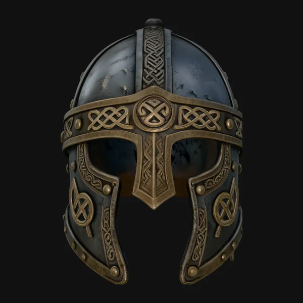 Celtic Knotwork Nasal Helmet Design 3