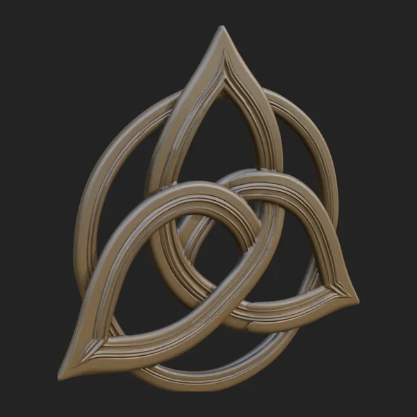 Celtic Trinity Knot Pendant Design 1