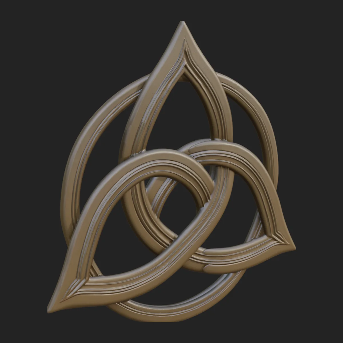 Celtic Trinity Knot Pendant Design 1
