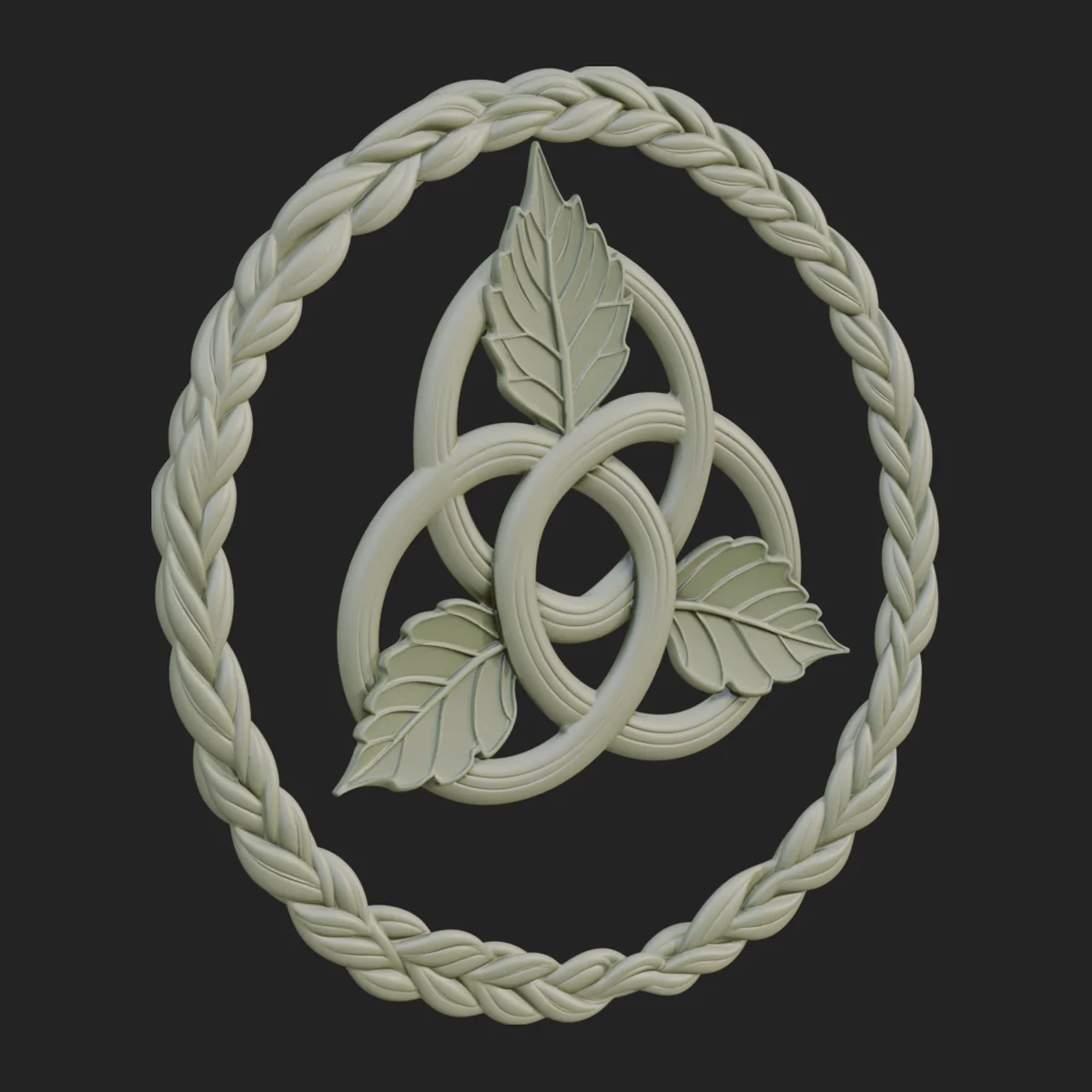 Celtic Trinity Knot Pendant Design 10