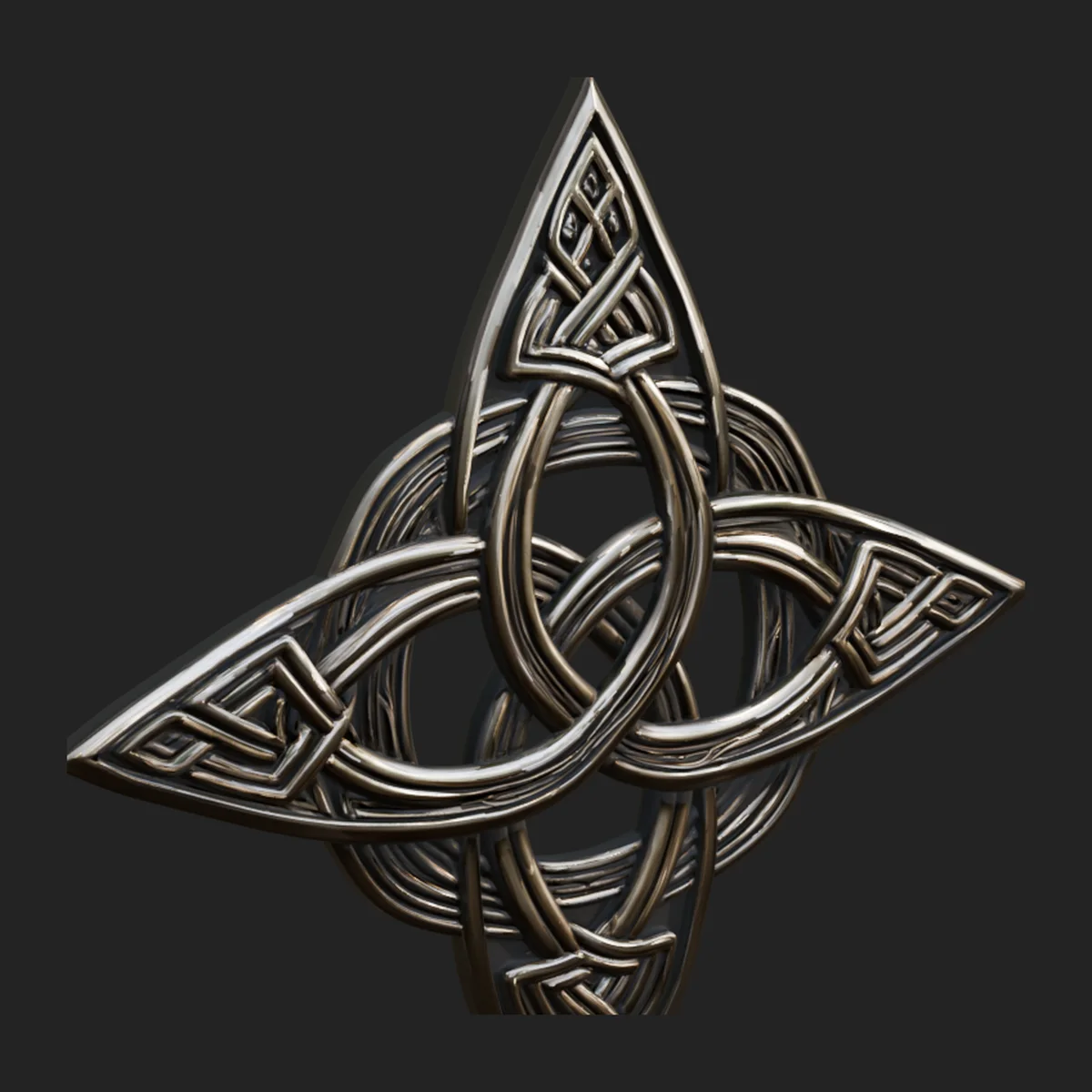 Celtic Trinity Knot Pendant Design 12