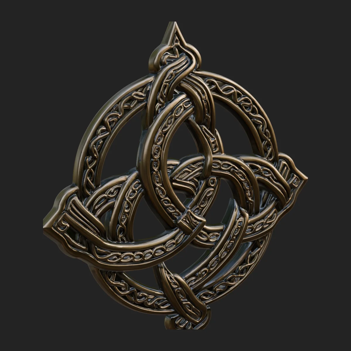 Celtic Trinity Knot Pendant Design 4