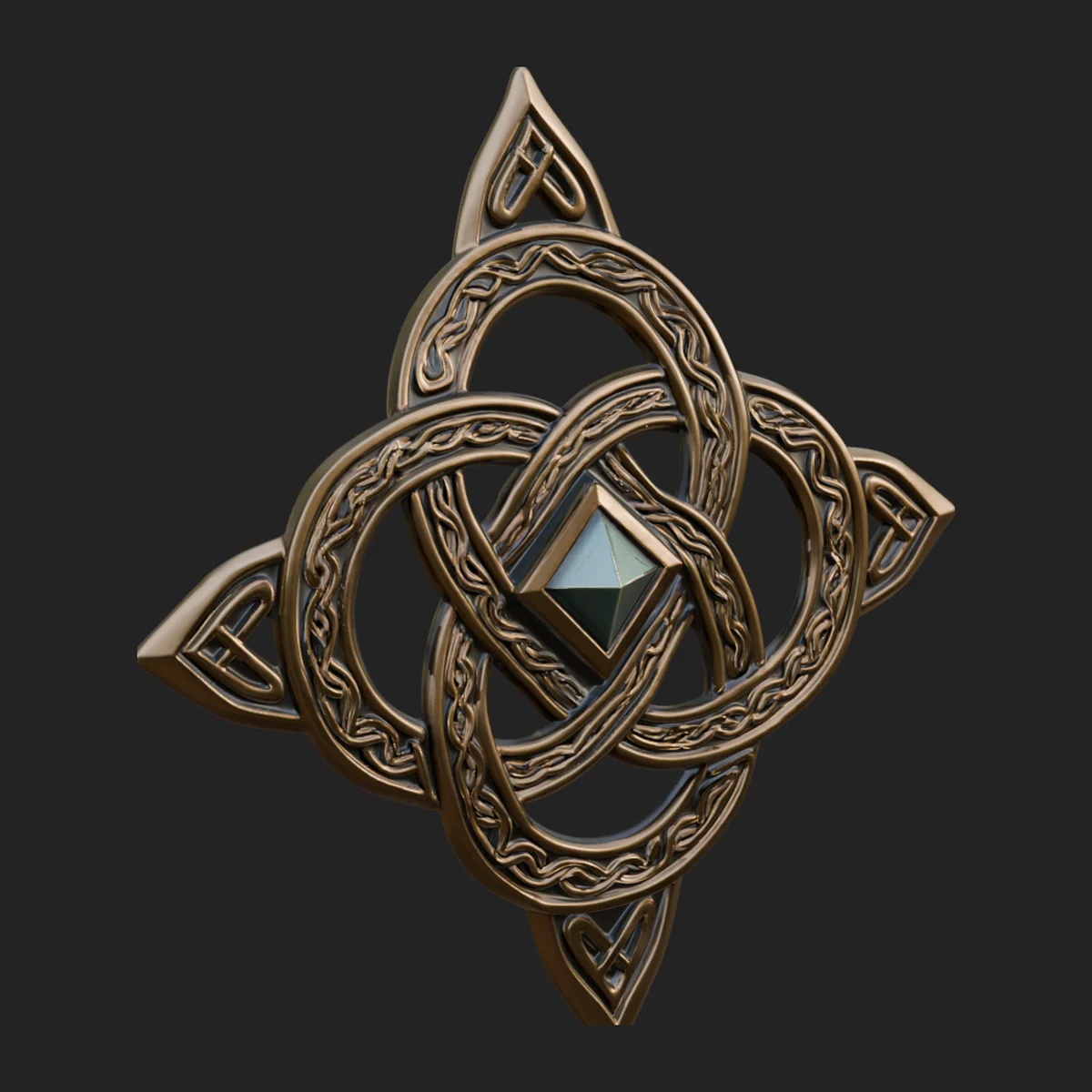 Celtic Trinity Knot Pendant Design 6