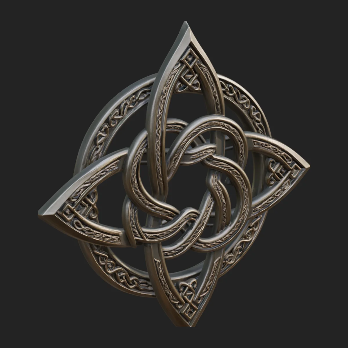 Celtic Trinity Knot Pendant Design 7