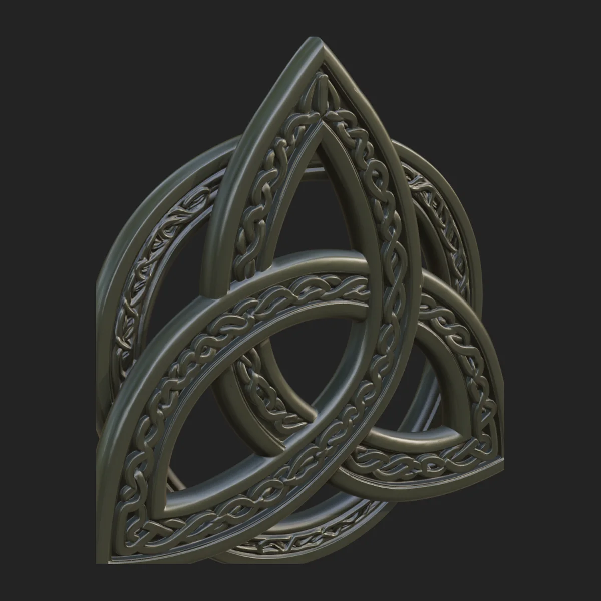 Celtic Trinity Knot Pendant Design 8
