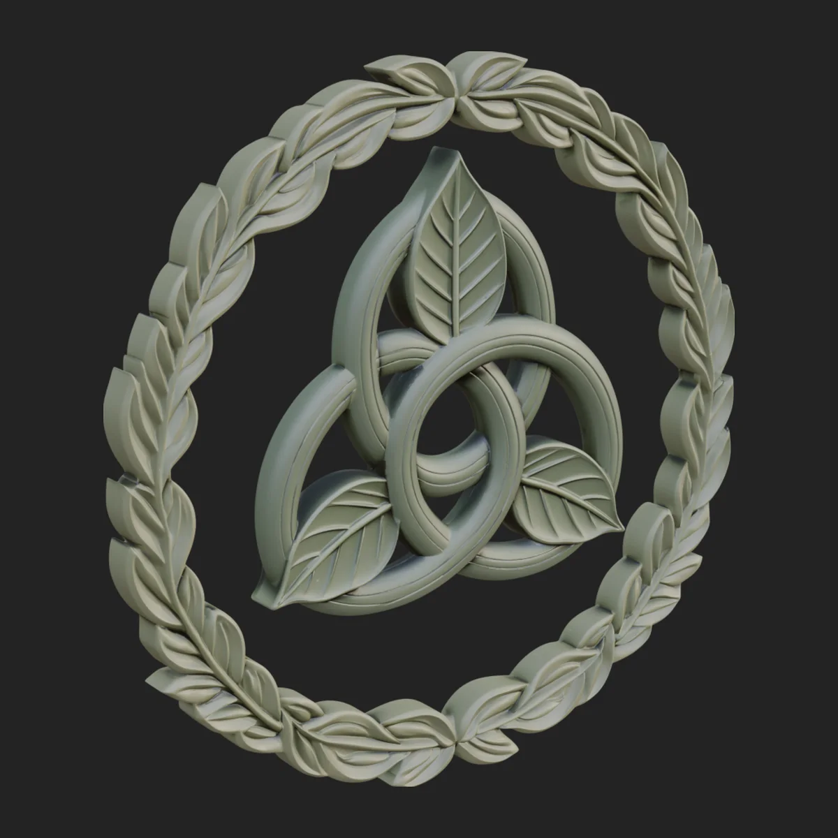 Celtic Trinity Knot Pendant Design 9
