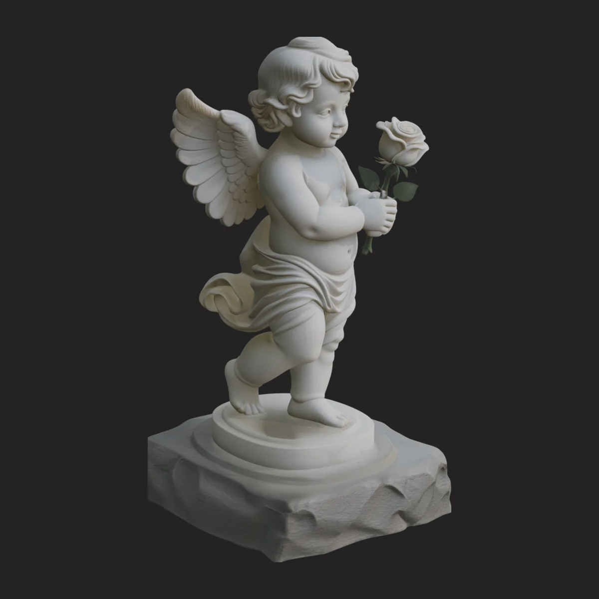 Cherub Angel Statue Design 1