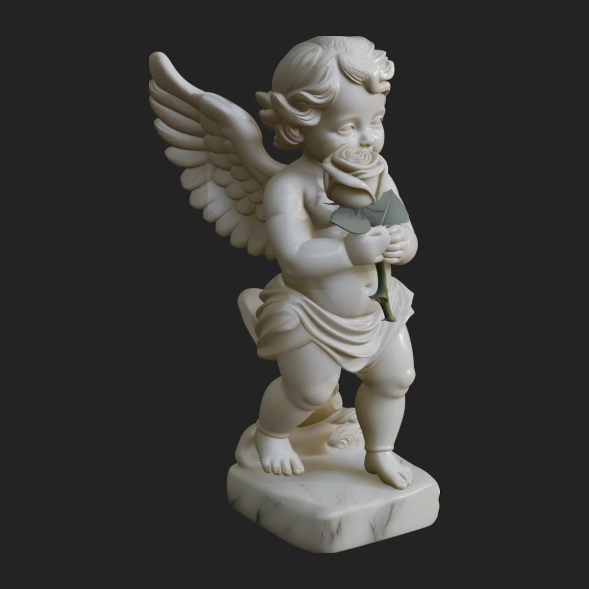 Cherub Angel Statue Design 2