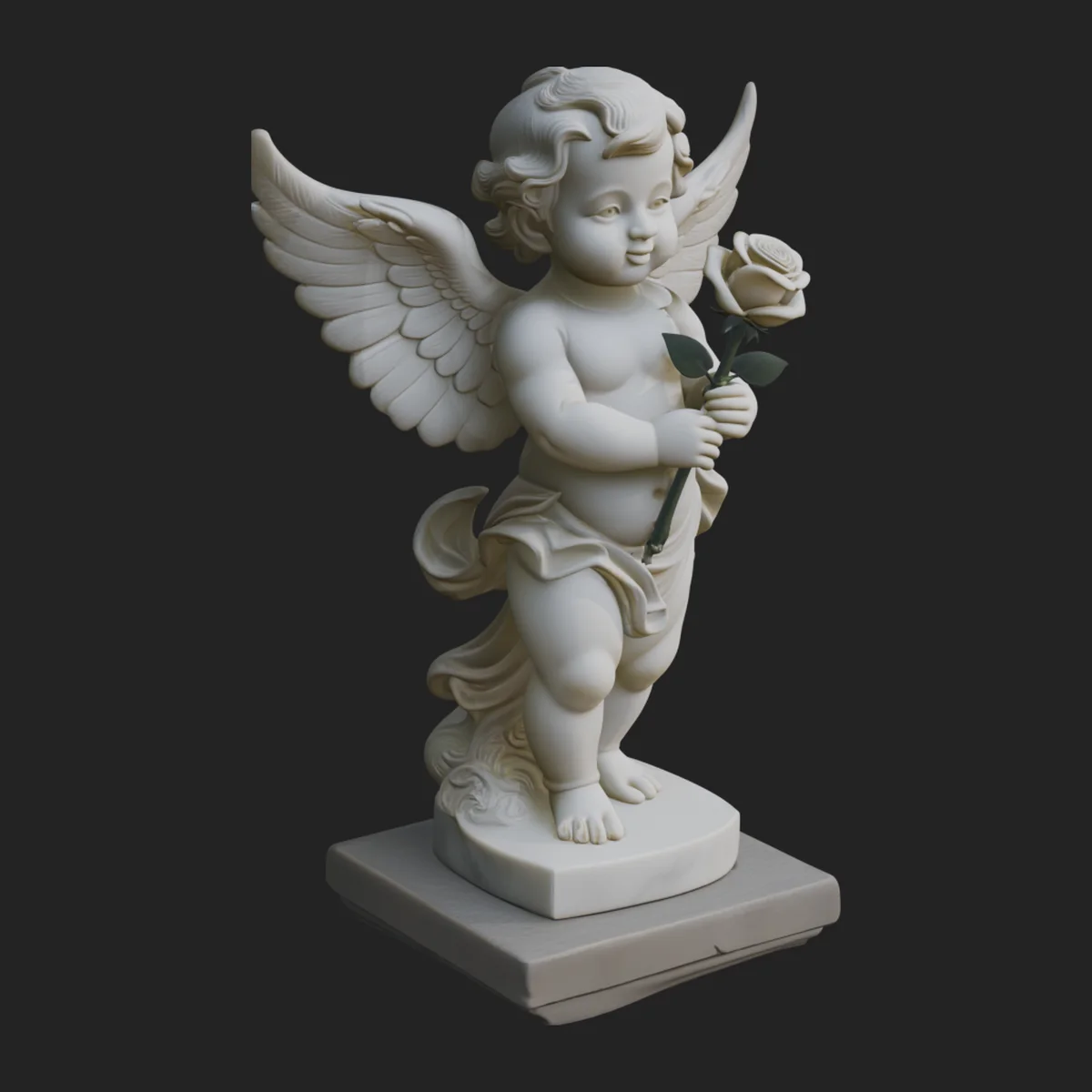 Cherub Angel Statue Design 3