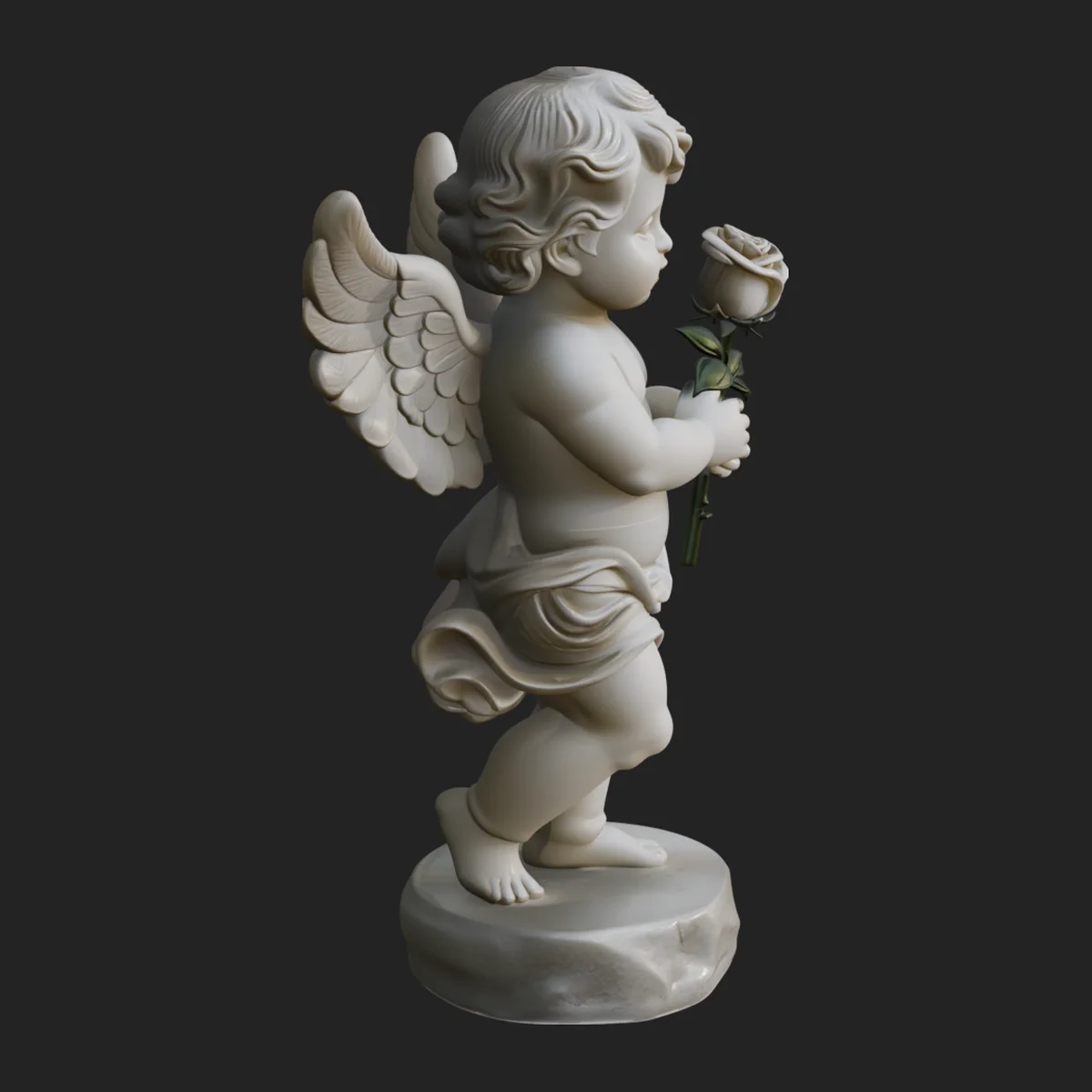 Cherub Angel Statue Design 4