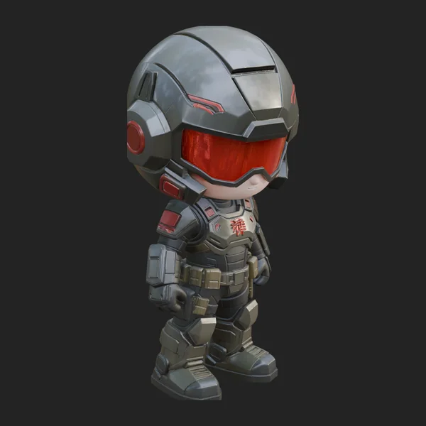 Chibi Mech Robot Statue Design 5