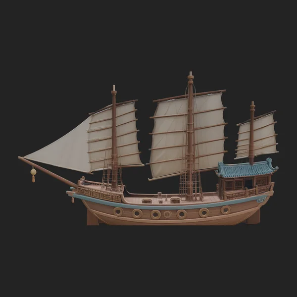 Chinese Junk Ship Model Design 10