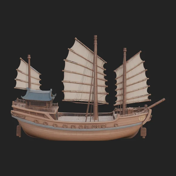 Chinese Junk Ship Model Design 14