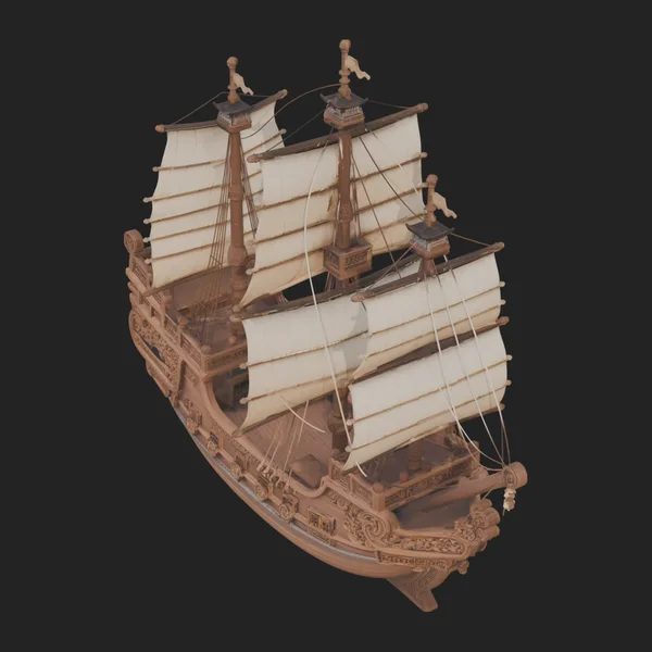 Chinese Junk Ship Model Design 17