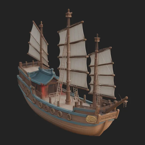 Chinese Junk Ship Model Design 19