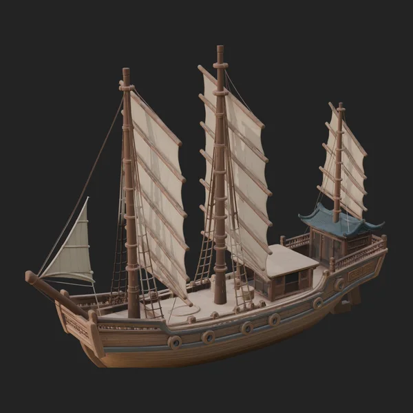 Chinese Junk Ship Model Design 20