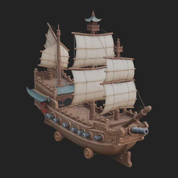 Chinese Junk Ship Model Design 24