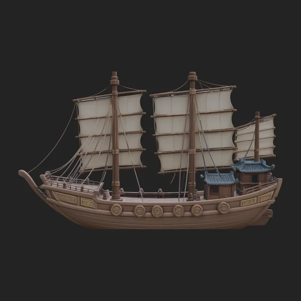 Chinese Junk Ship Model Design 27