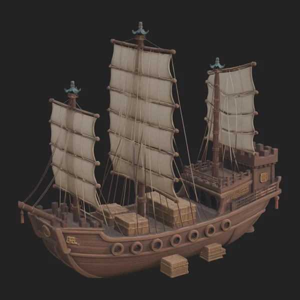 Chinese Junk Ship Model Design 29