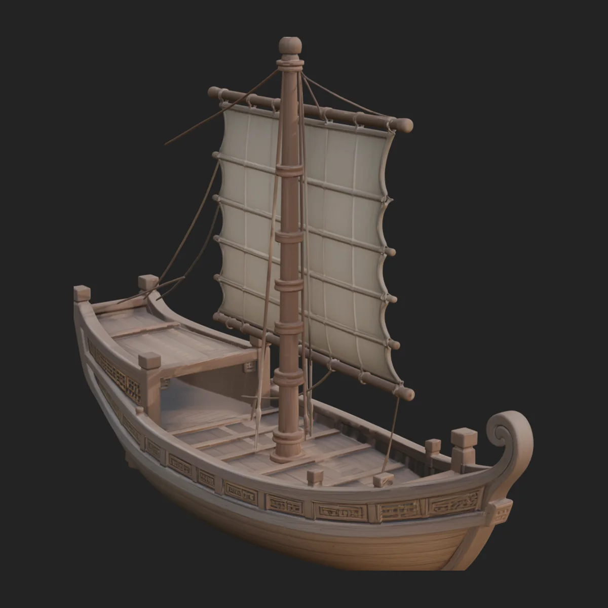 Chinese Junk Ship Model Design 30