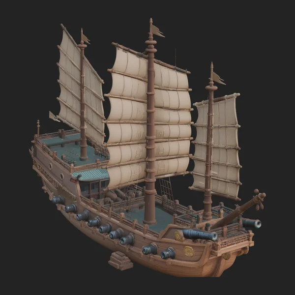 Chinese Junk Ship Model Design 35