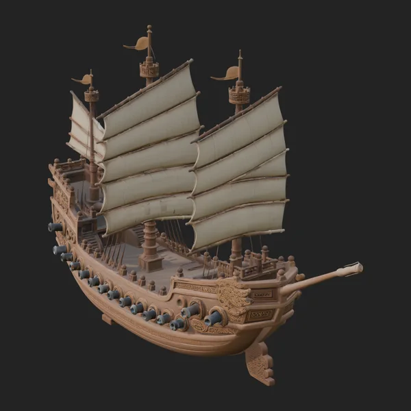 Chinese Junk Ship Model Design 42