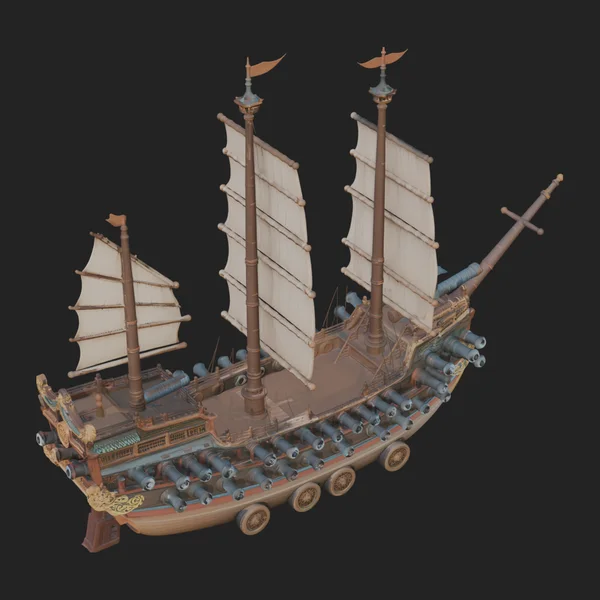 Chinese Junk Ship Model Design 43