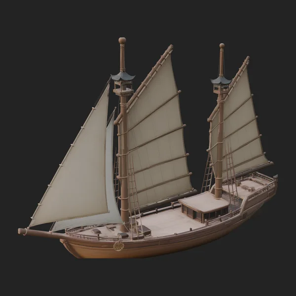 Chinese Junk Ship Model Design 6