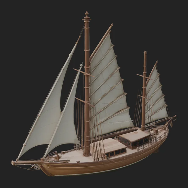 Chinese Junk Ship Model Design 7