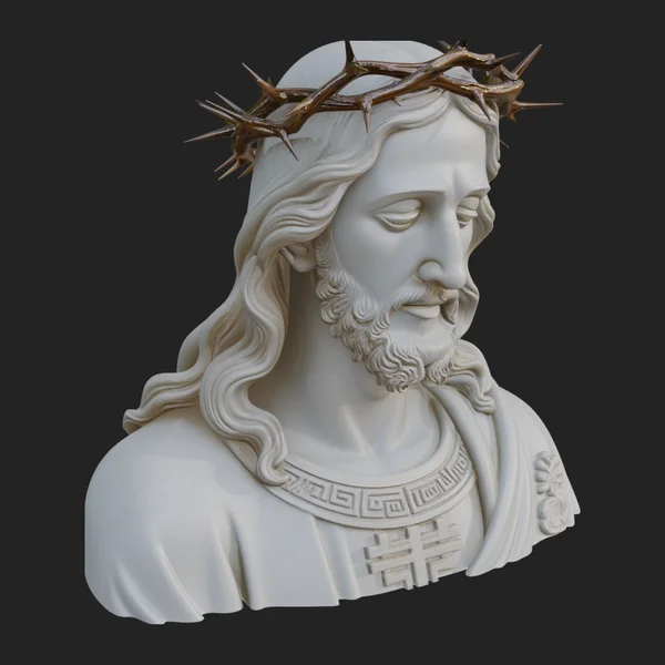 Christ Bust Statue Design 2