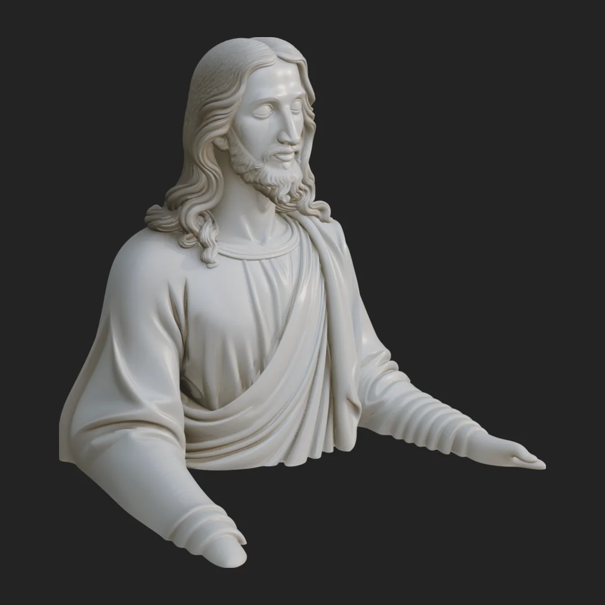 Christ Bust Statue Design 4