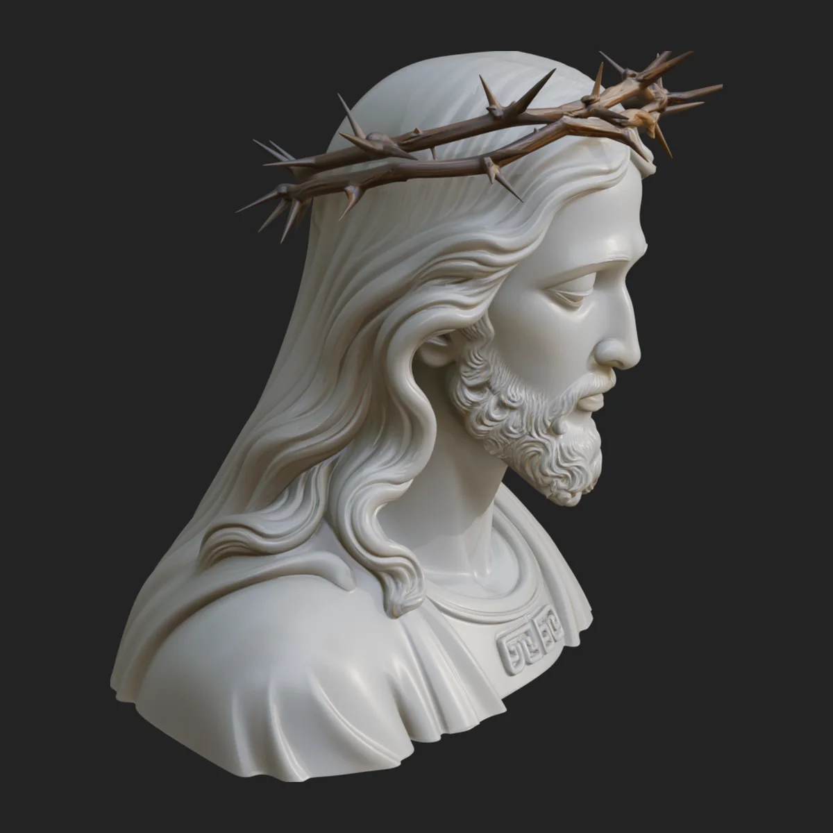 Christ Bust Statue Design 5