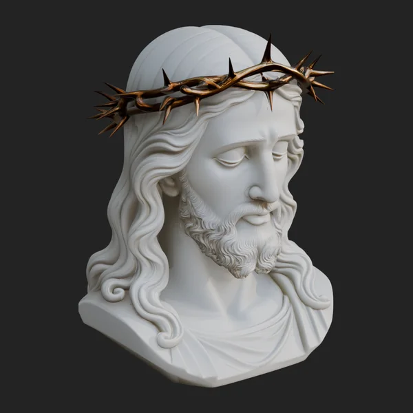 Christ Bust Statue Design 6