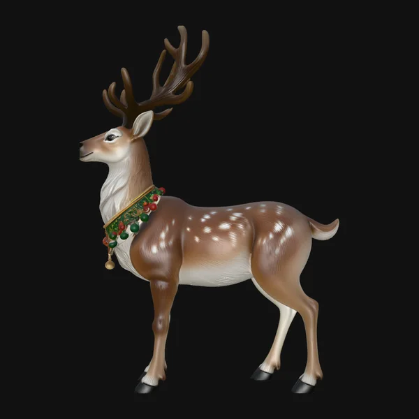 Christmas Reindeer Statue Design 1