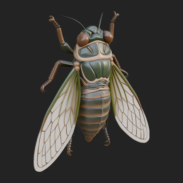 Cicada Statue Design 2