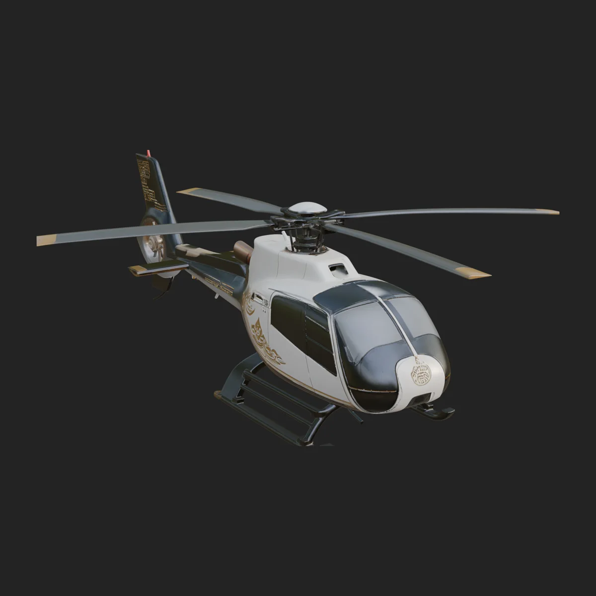 Civil Helicopter Model Design 1
