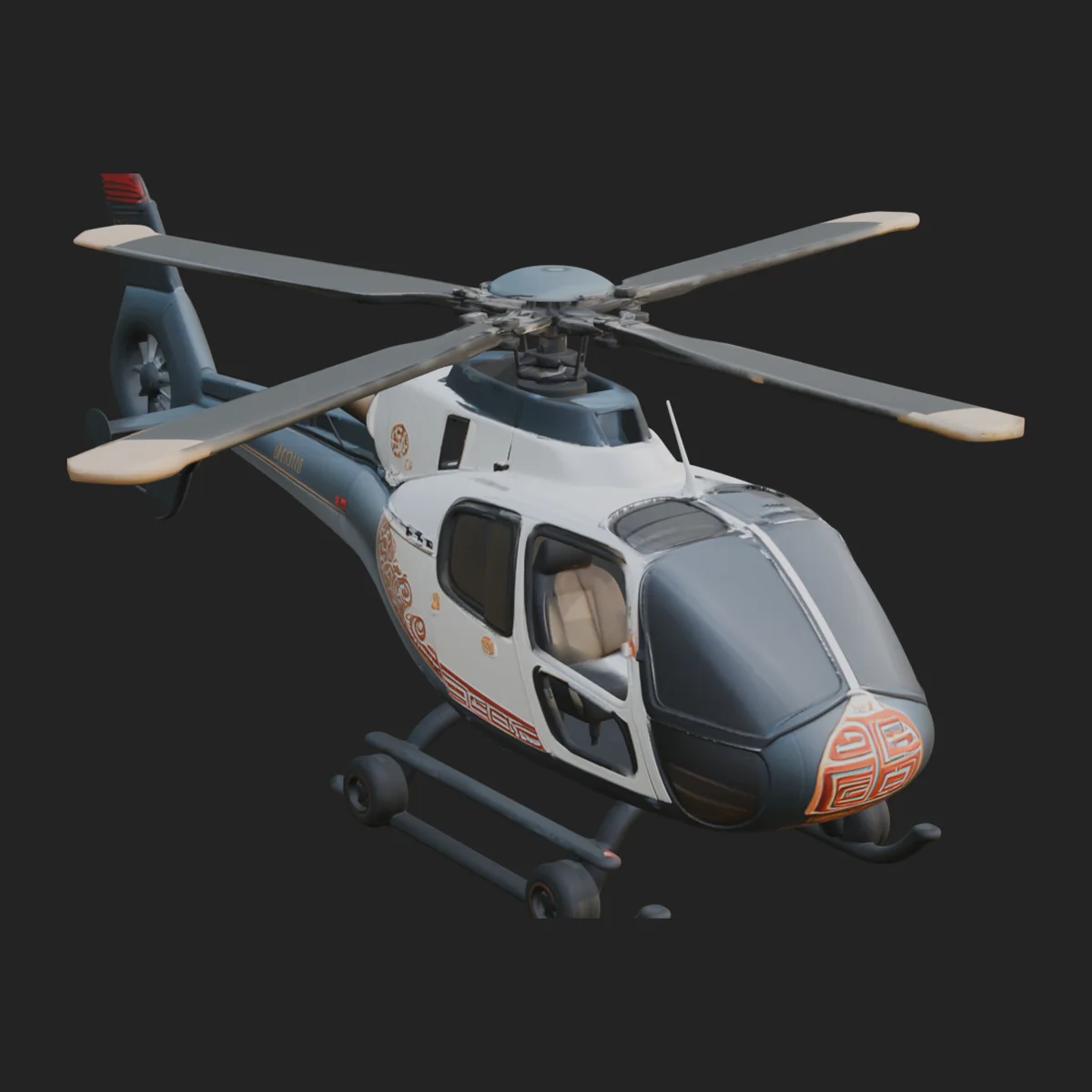 Civil Helicopter Model Design 13