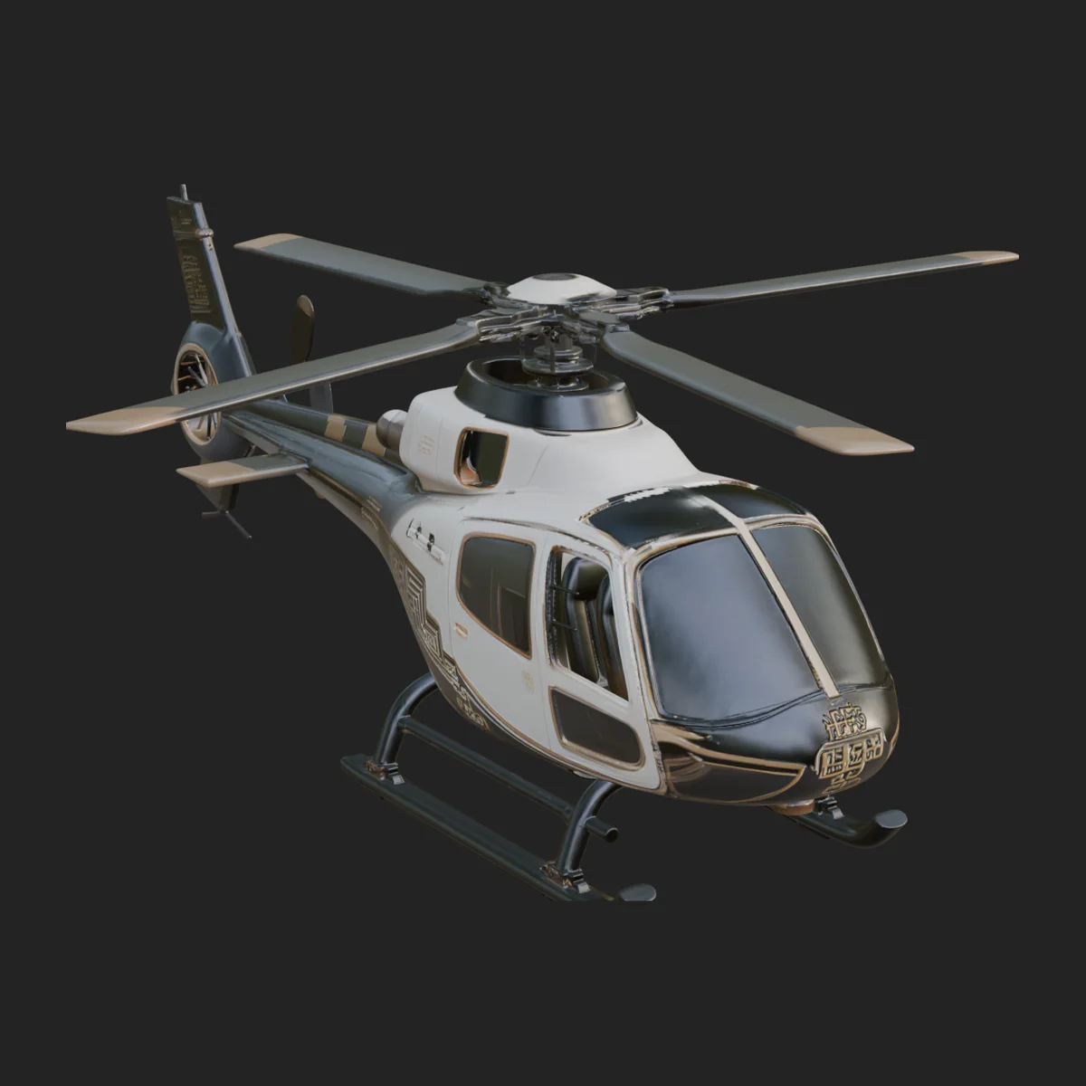 Civil Helicopter Model Design 15