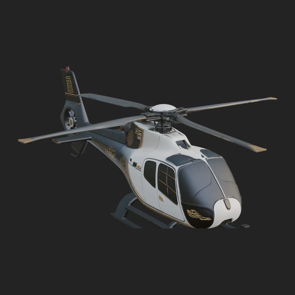 Civil Helicopter Model Design 18