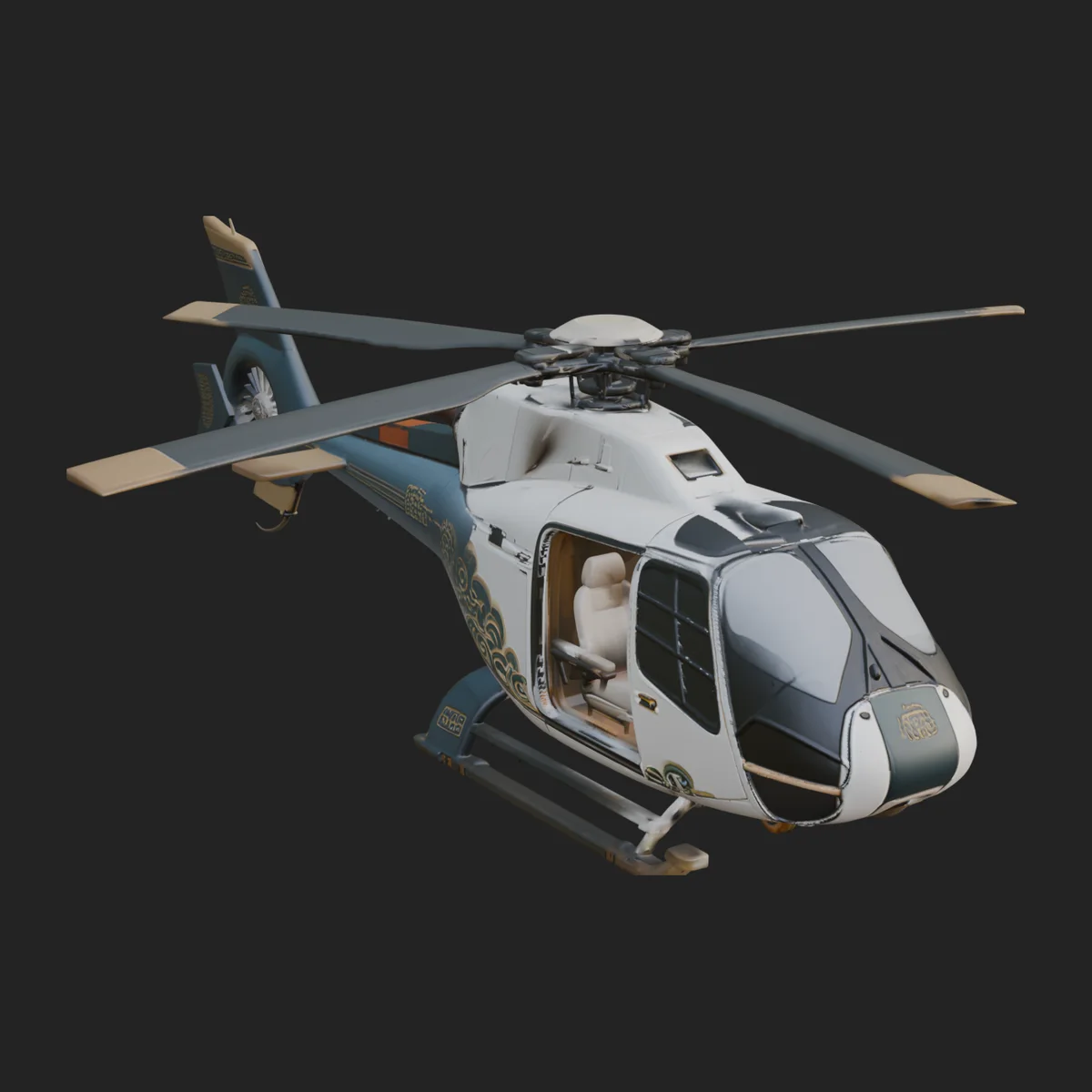 Civil Helicopter Model Design 19