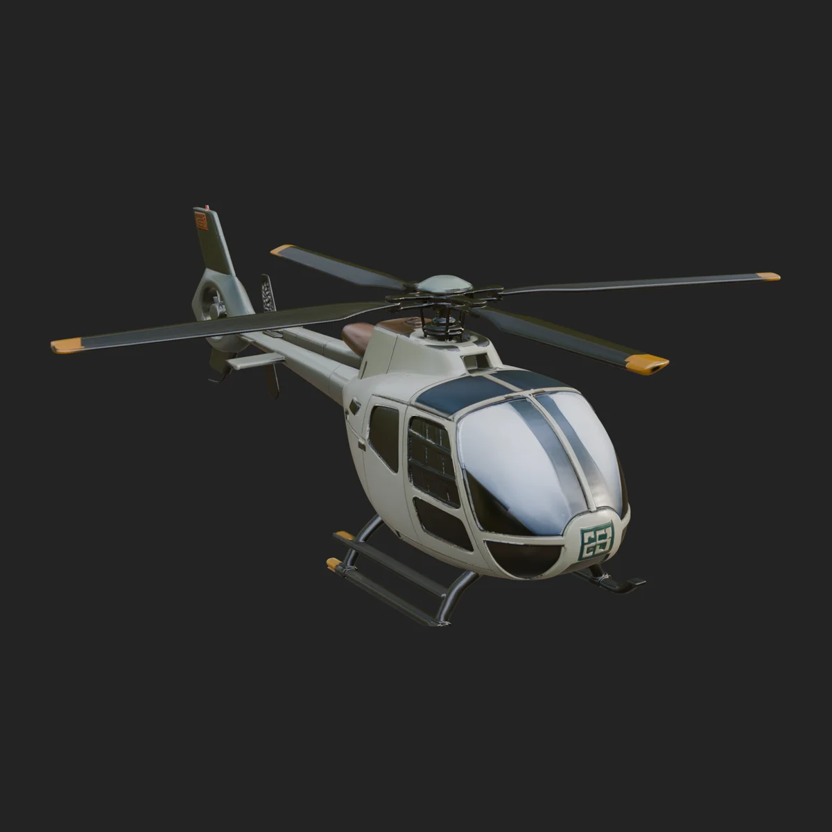 Civil Helicopter Model Design 20