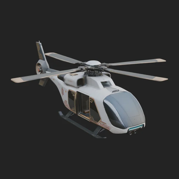 Civil Helicopter Model Design 5