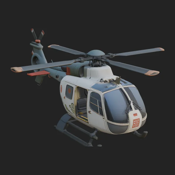 Civil Helicopter Model Design 6