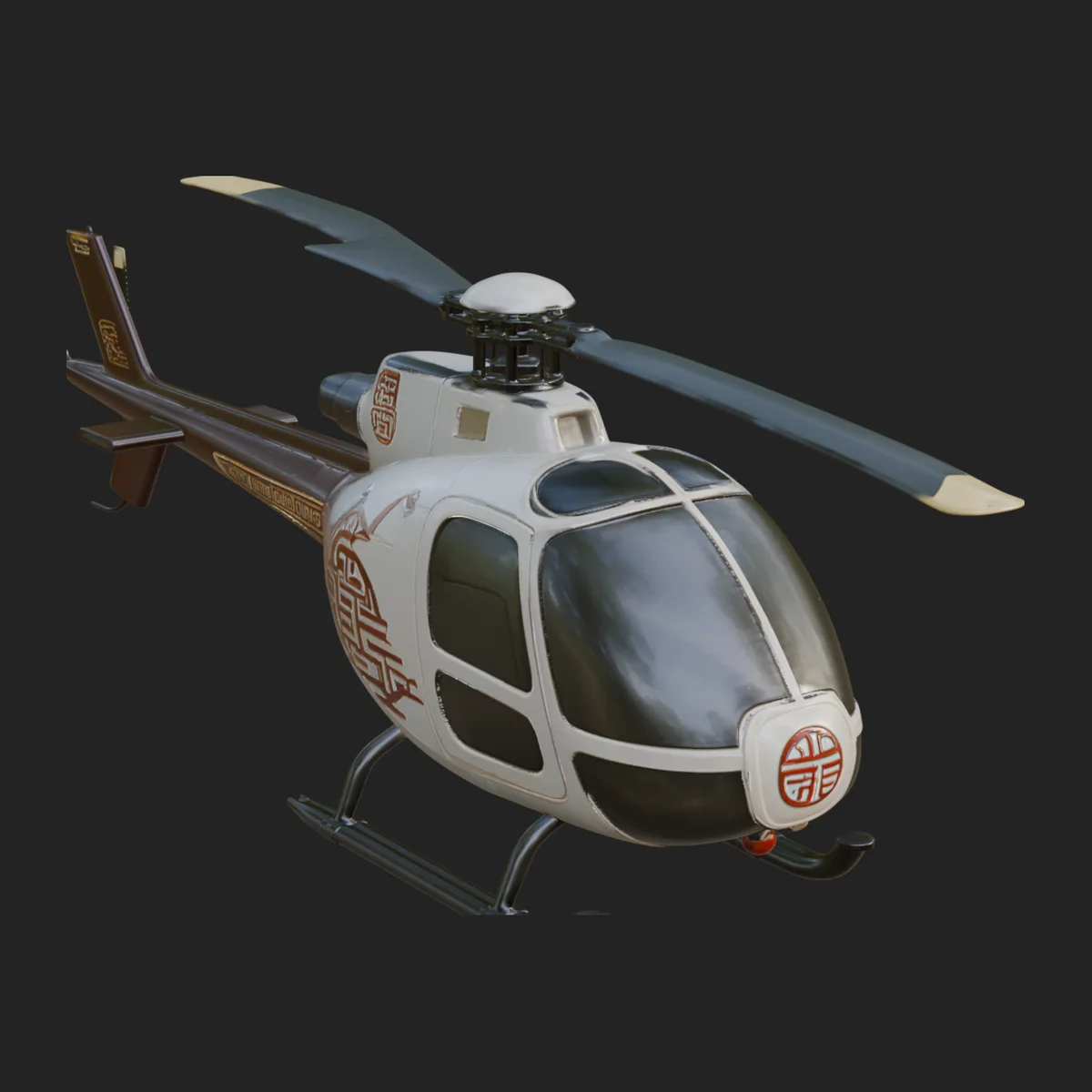 Civil Helicopter Model Design 7