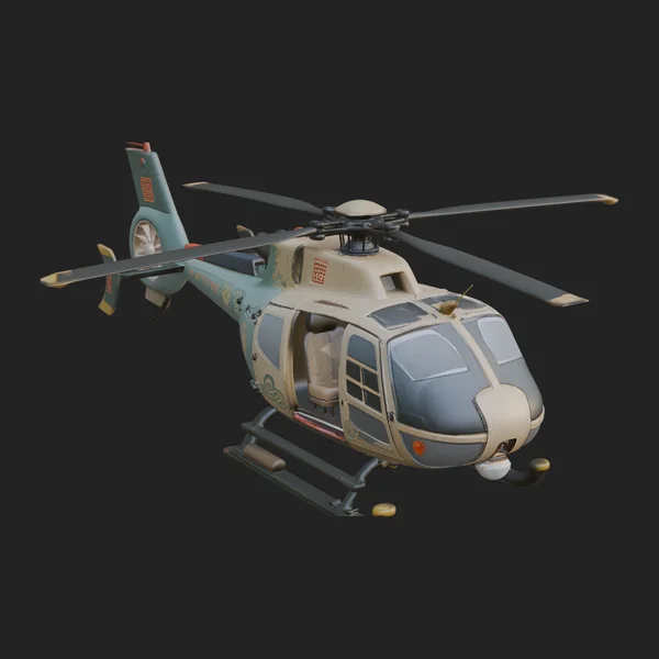 Civil Helicopter Model Design 9