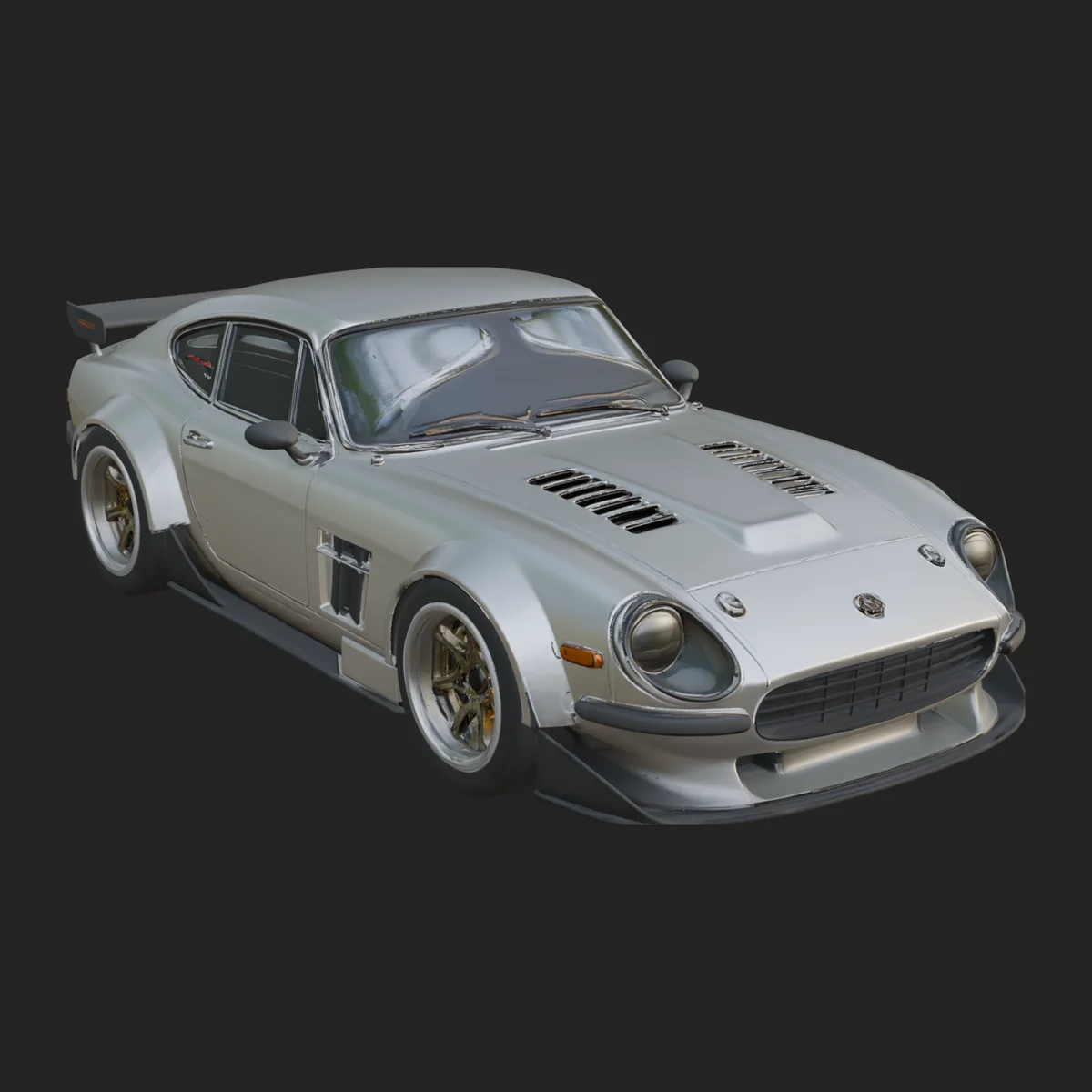 Classic Muscle Car Model Design 11